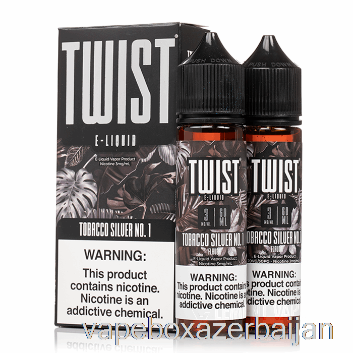 E-Juice Vape Tobacco Silver No. 1 - Twist E-Liquid - 120mL 12mg